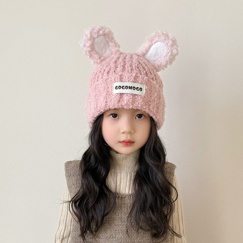 儿童帽子女款2024新款女孩针织帽秋冬防寒女童冬季毛线帽男孩护耳,童装/婴儿装/亲子装,帽子,淘宝优惠券,粉丝福利购,淘宝优惠卷