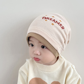 婴儿帽子春季 套头帽宝宝帅气堆堆帽儿童男孩一岁男童男宝洋气