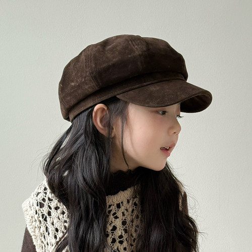女童帽子秋季贝雷帽韩系百搭