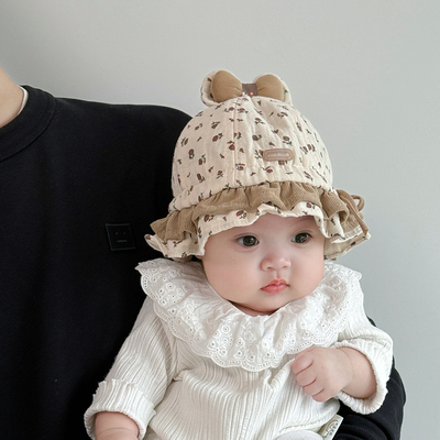 女宝宝可爱超萌盆帽洋气