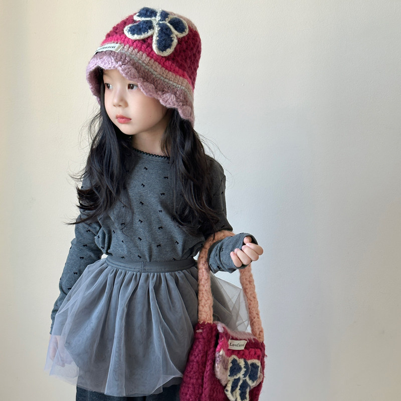 儿童帽子女款2025新款女童秋冬季针织帽盆帽女孩韩系冬款毛线帽,童装/婴儿装/亲子装,帽子,淘宝优惠券,粉丝福利购,淘宝优惠卷