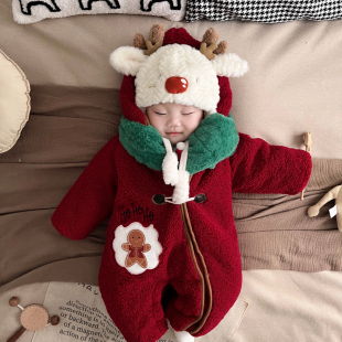 宝宝帽子秋冬款男孩过年帽婴儿帽子冬季一岁男宝小月龄2025新款