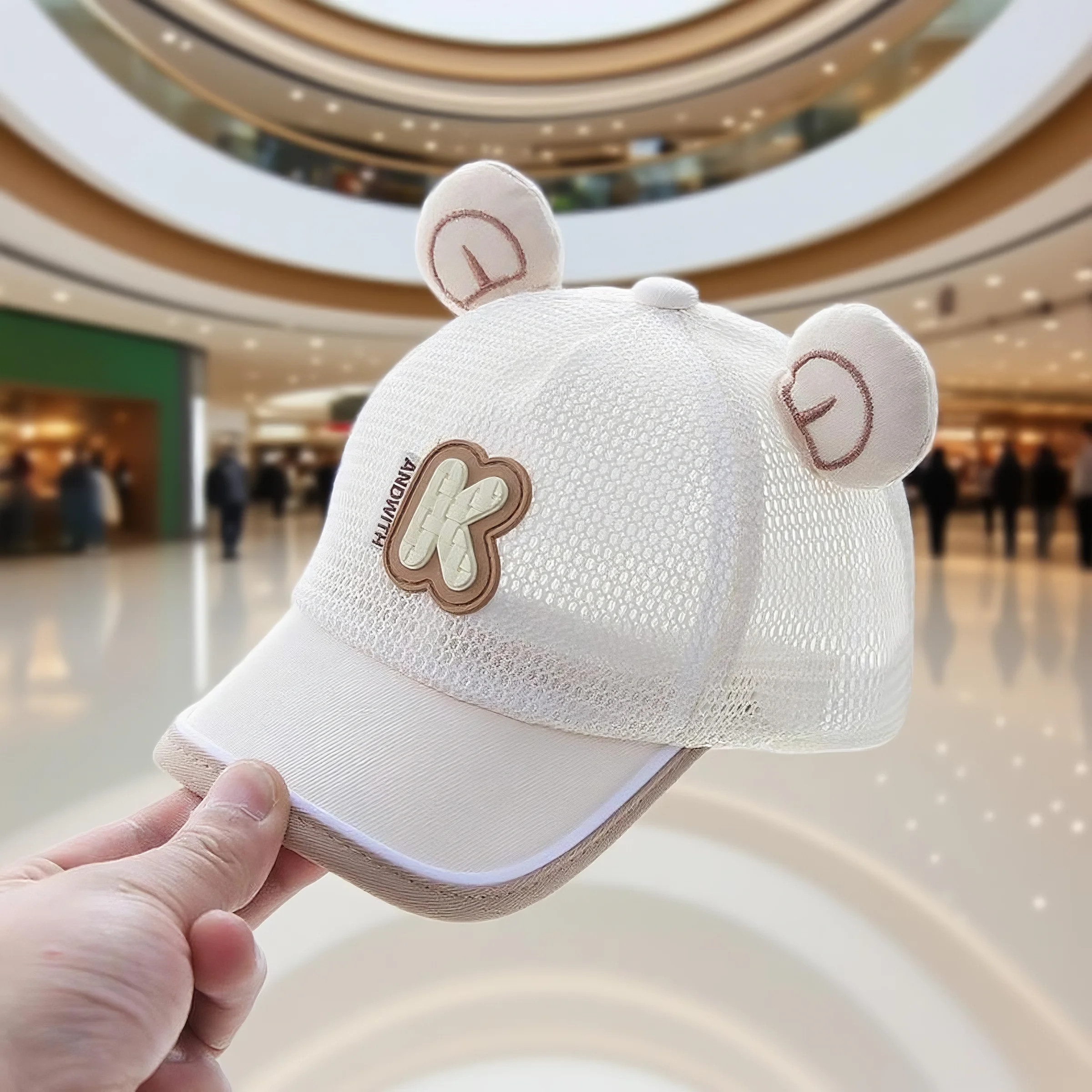 婴儿帽子夏季棒球帽男宝可爱透气外出遮阳防晒鸭舌帽小月龄宝宝帽