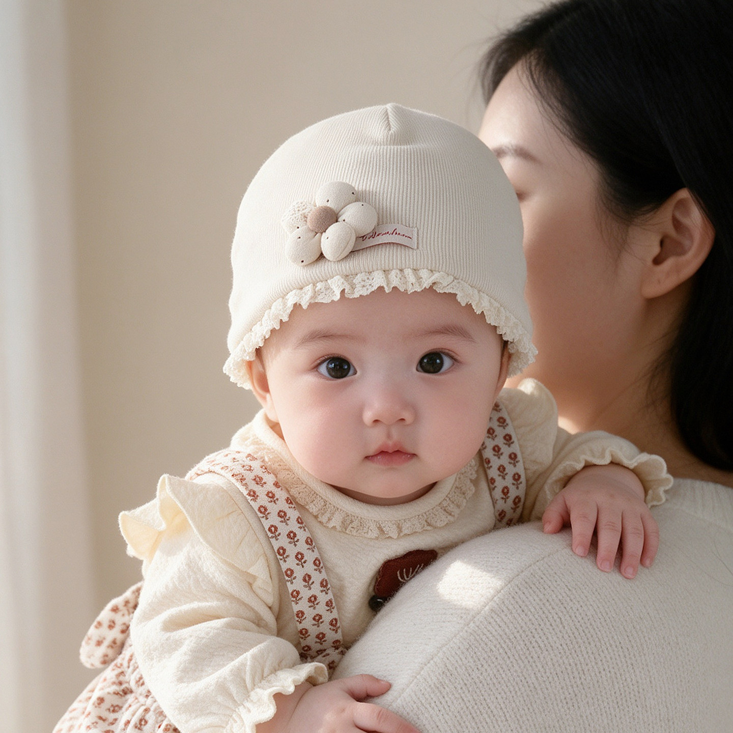 胎帽新生婴儿帽子秋冬季宝宝保暖