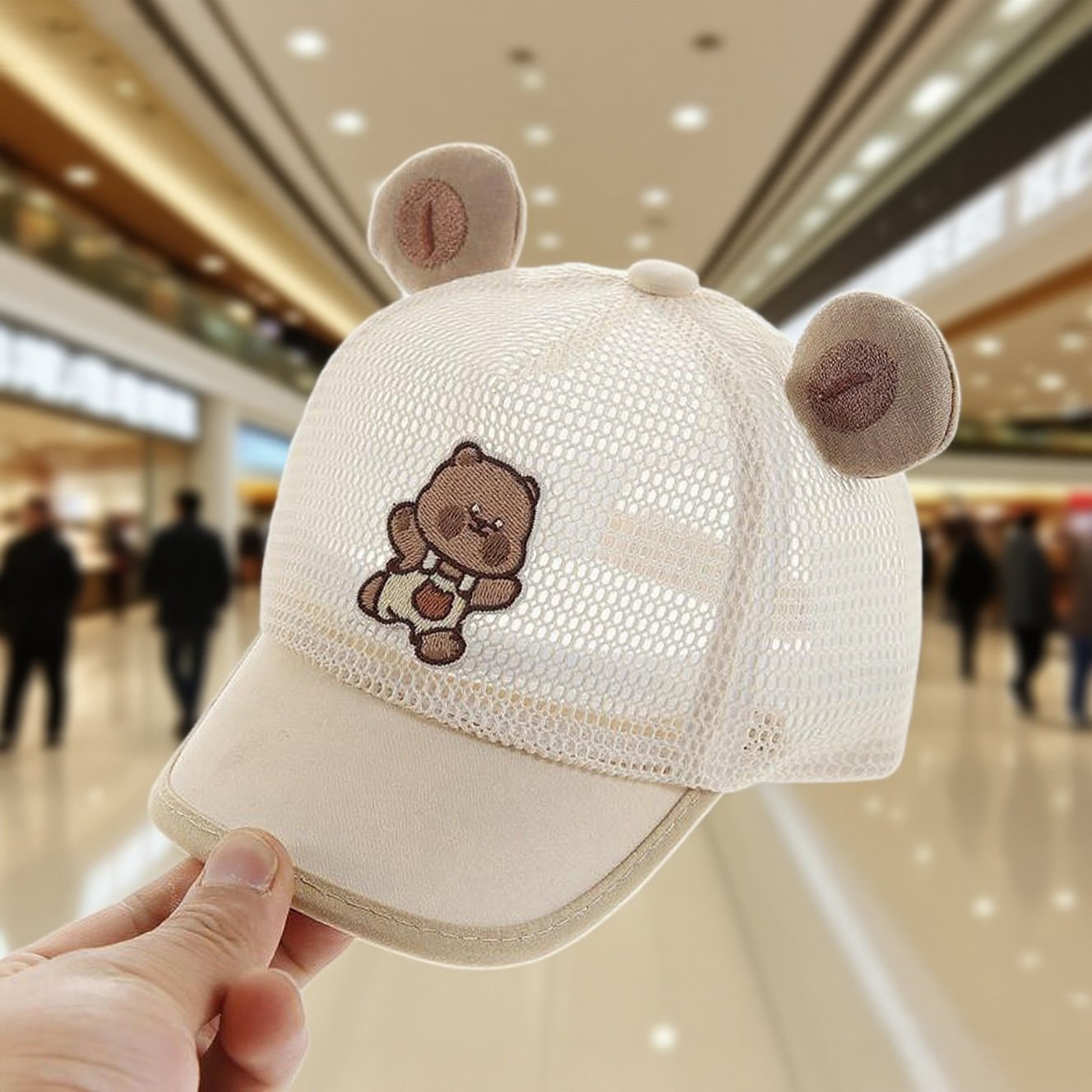 婴儿帽子夏季薄款宝宝外出棒球帽遮阳防晒小月龄婴幼儿鸭舌帽男宝