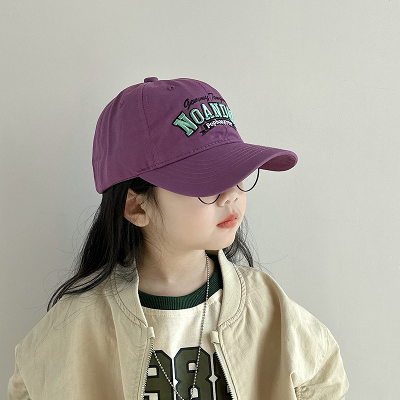儿童帽子秋冬季棒球帽韩版潮女孩女童遮阳防晒鸭舌帽户外男孩简约