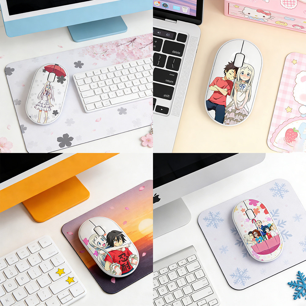 未闻花名无线鼠标可爱卡通静音usb高颜值笔记本电脑台式平板鼠标,电脑硬件/显示器/电脑周边,无线鼠标,淘宝优惠券,粉丝福利购,淘宝优惠卷