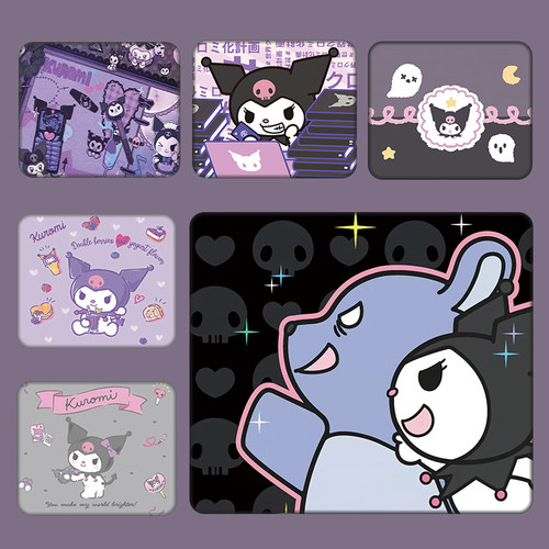 库洛米鼠标垫小尺寸可爱卡通桌垫