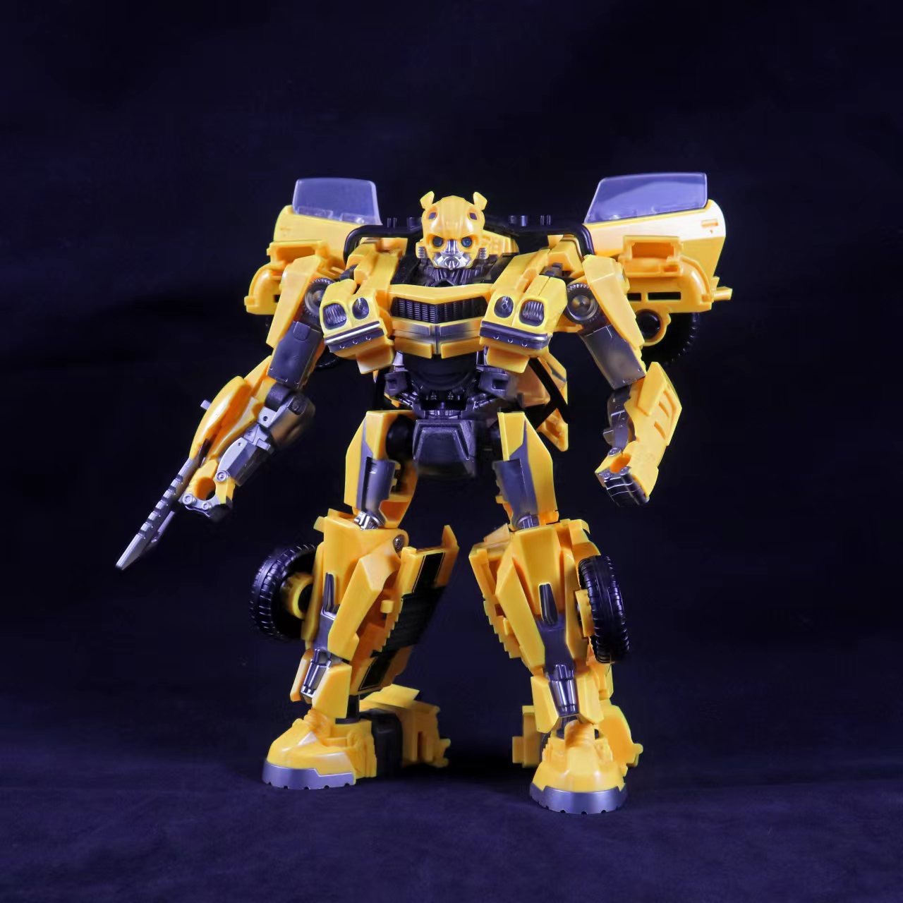 儿童变形玩具黑曼巴SW-01大黄蜂模型变7超能勇士SS100机器人手办