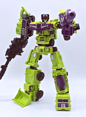 星将ST10大力神合体金刚G1变形工程部队六合一男孩玩具