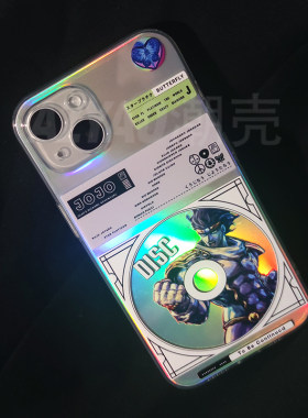 jojo周边白金之星苹果14手机壳