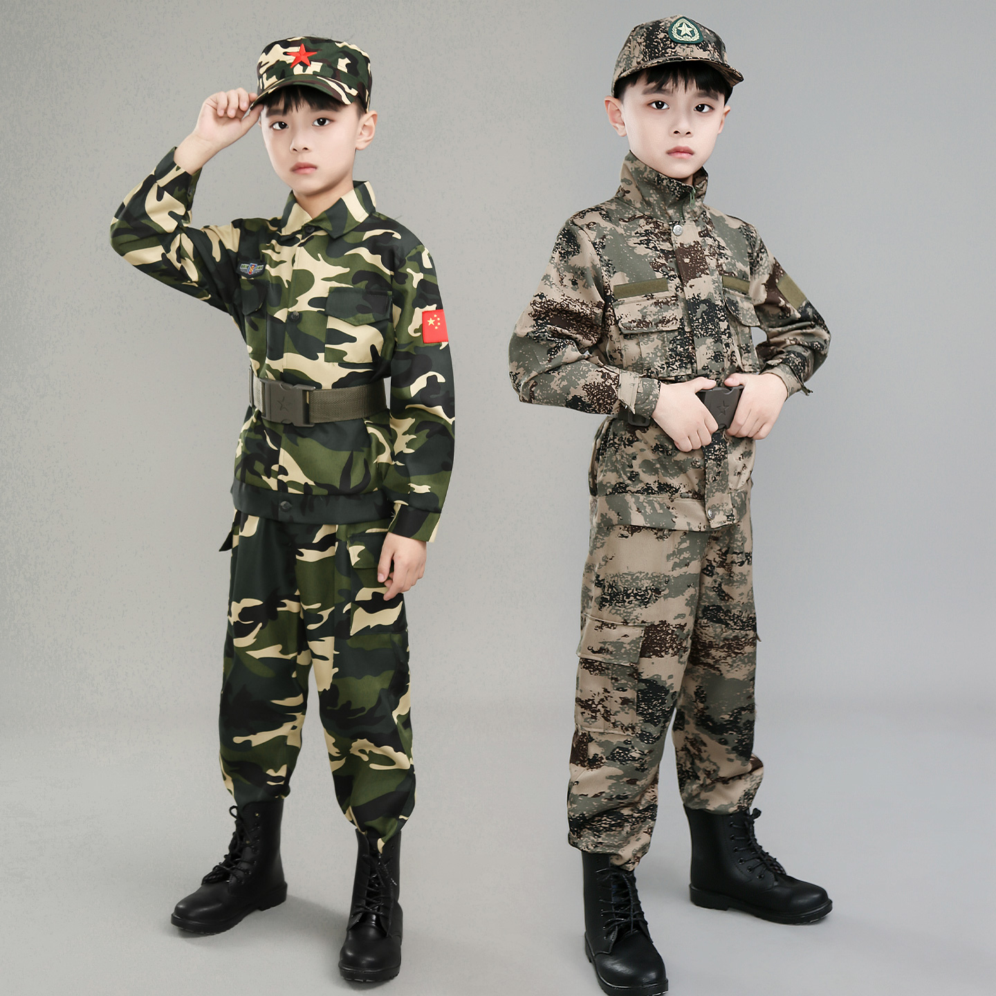 儿童迷彩服特种兵套装男秋冬