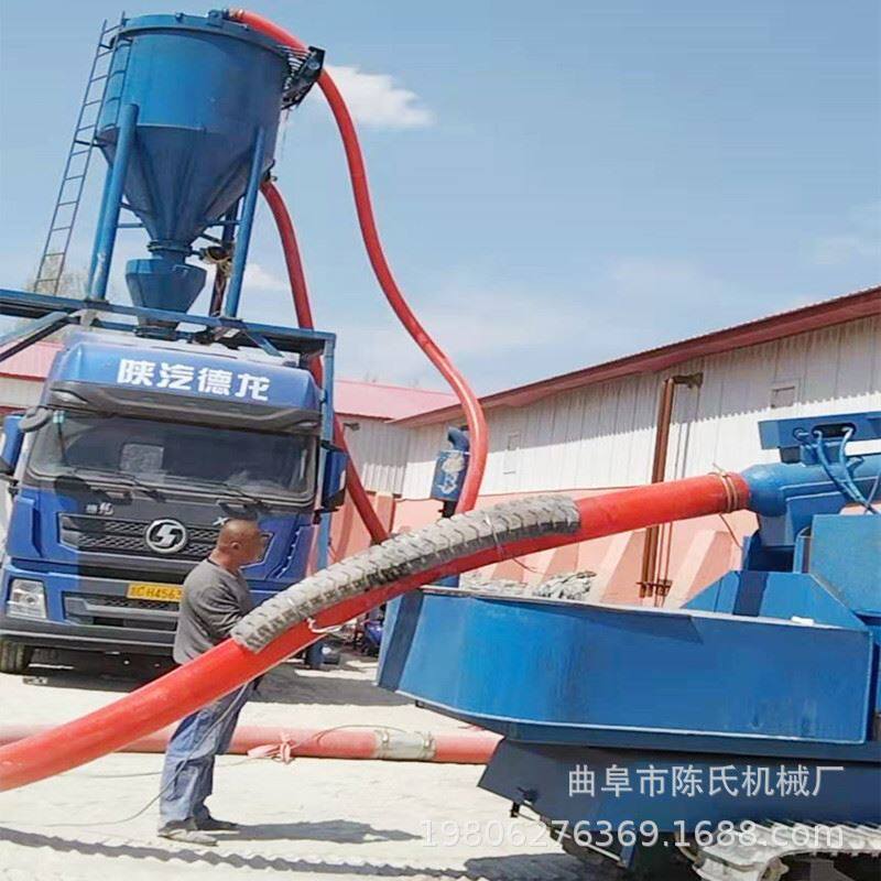 自吸式粉煤灰清灰装车机石粉倒运装罐输送机散水泥自动装车机