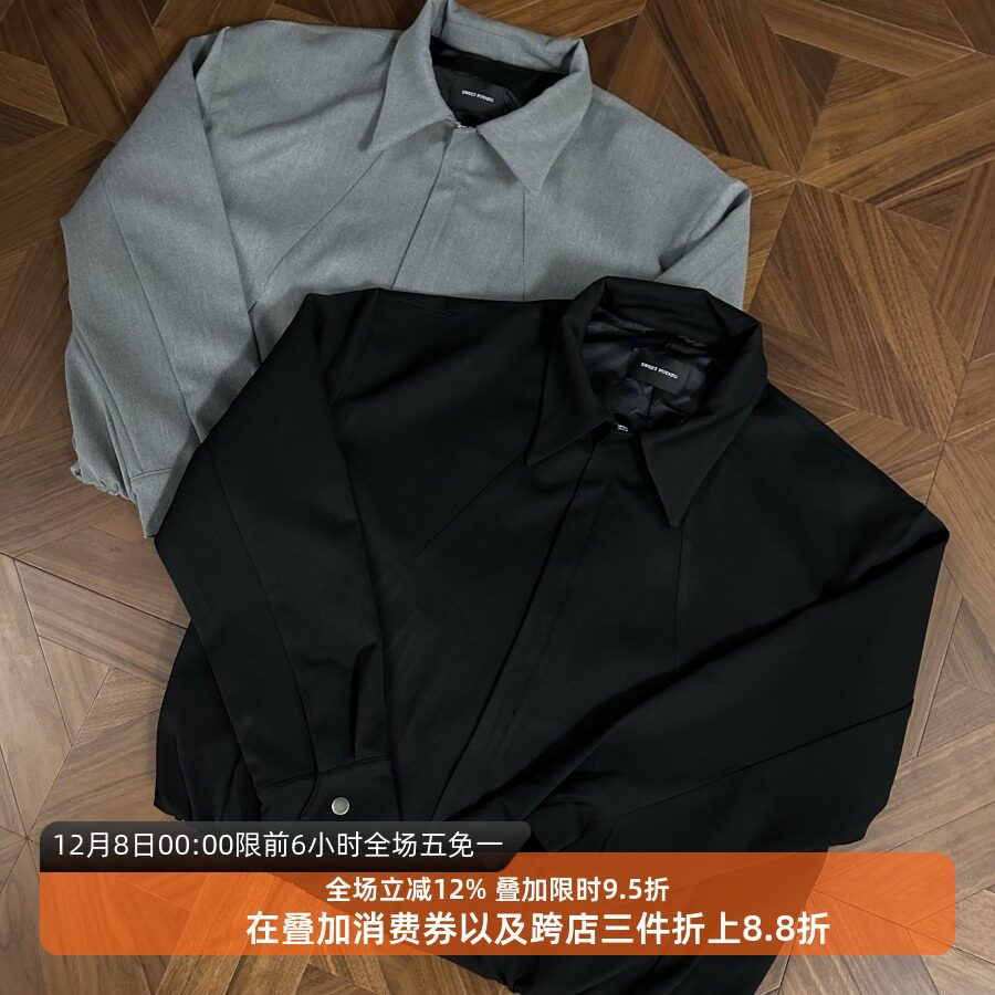 自带氛围感解构夹克外套boxy版型