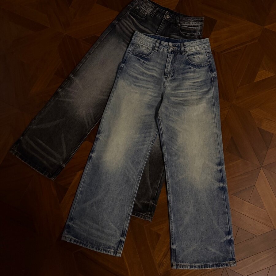 001宗师三色牛646版型牛仔裤图片