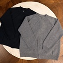 型针织衫 RTIMFD高级线条圆领拉链毛衣外套正肩短款 肌理挺阔合体版