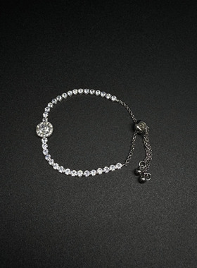 Gulaya Bracelet 古拉雅 满钻方糖锆石抽拉手链女时尚设计感手饰