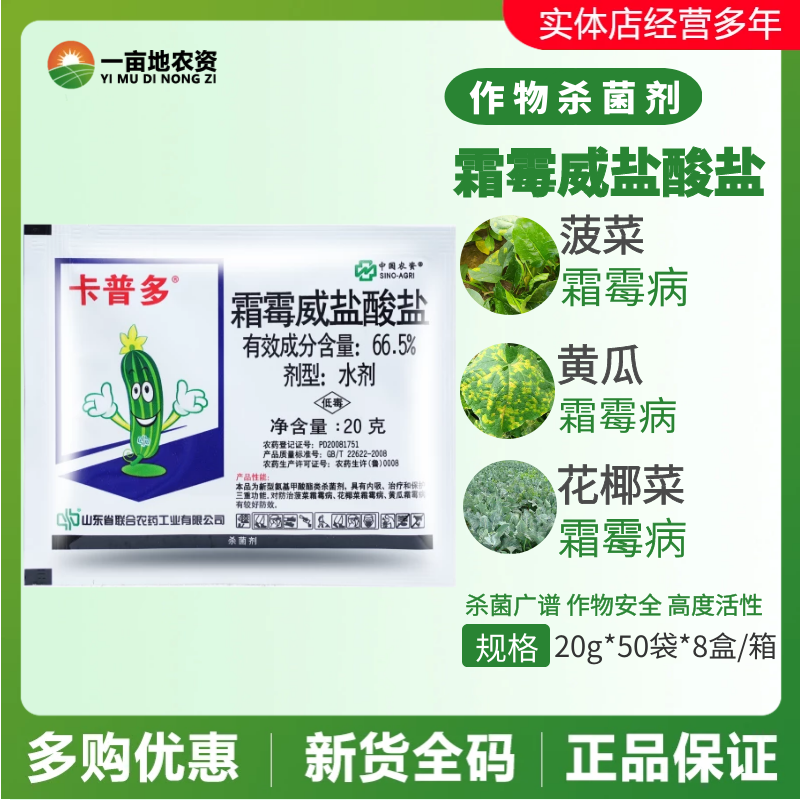 山东联合卡普多霜霉威盐酸盐