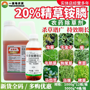 利尔金草欢 20%精草铵膦铵盐 千金子龙葵牛筋草马唐 农药除草剂