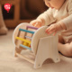 Lucy&leo儿童启蒙早教纺织鼓幼儿实木滚动鼓宝宝手眼协调趣味玩具