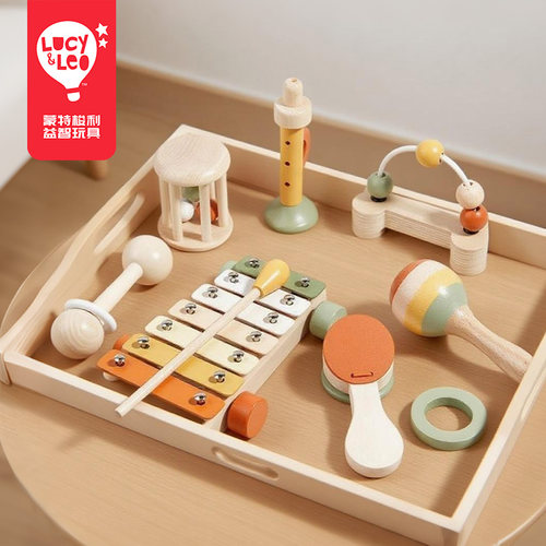 儿童摇铃八音琴音乐教玩具