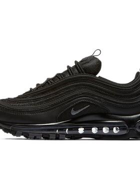 Nike Air Max 97 triple black 复古 低帮 跑步鞋 女款 黑色