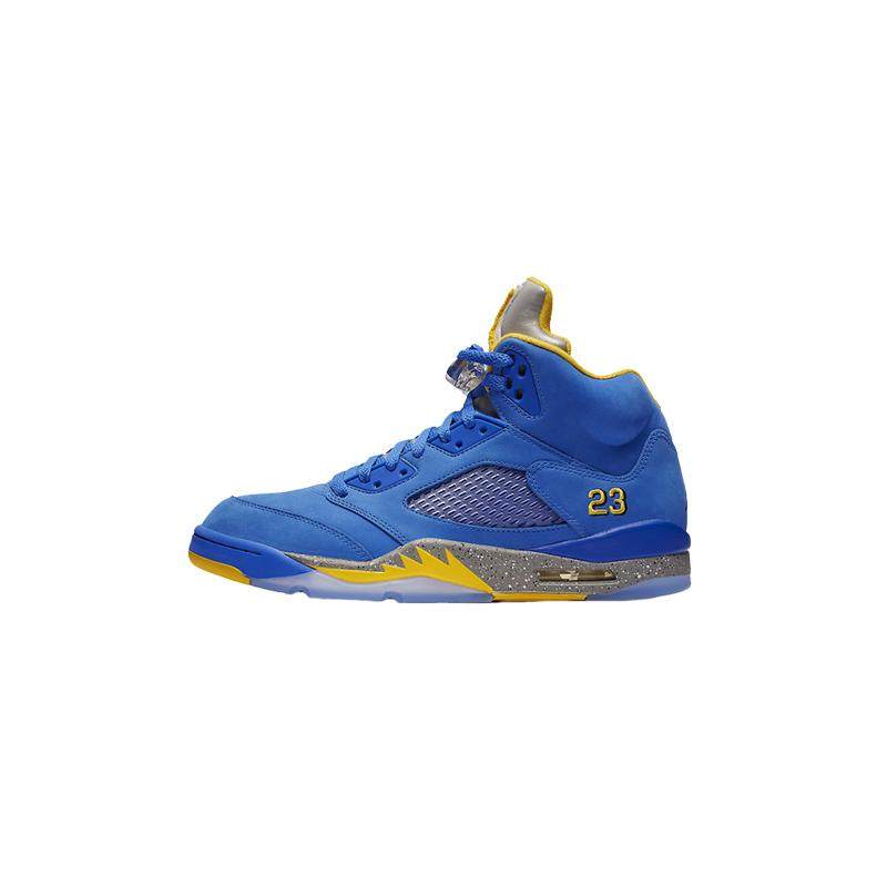 Air Jordan 5 Laney 兰尼高中 2019全明星 篮球鞋 蓝黄