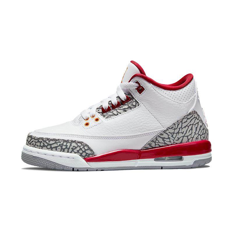 Jordan Air Jordan 3 Retro "Cardinal Red" 皮革 红雀 防滑