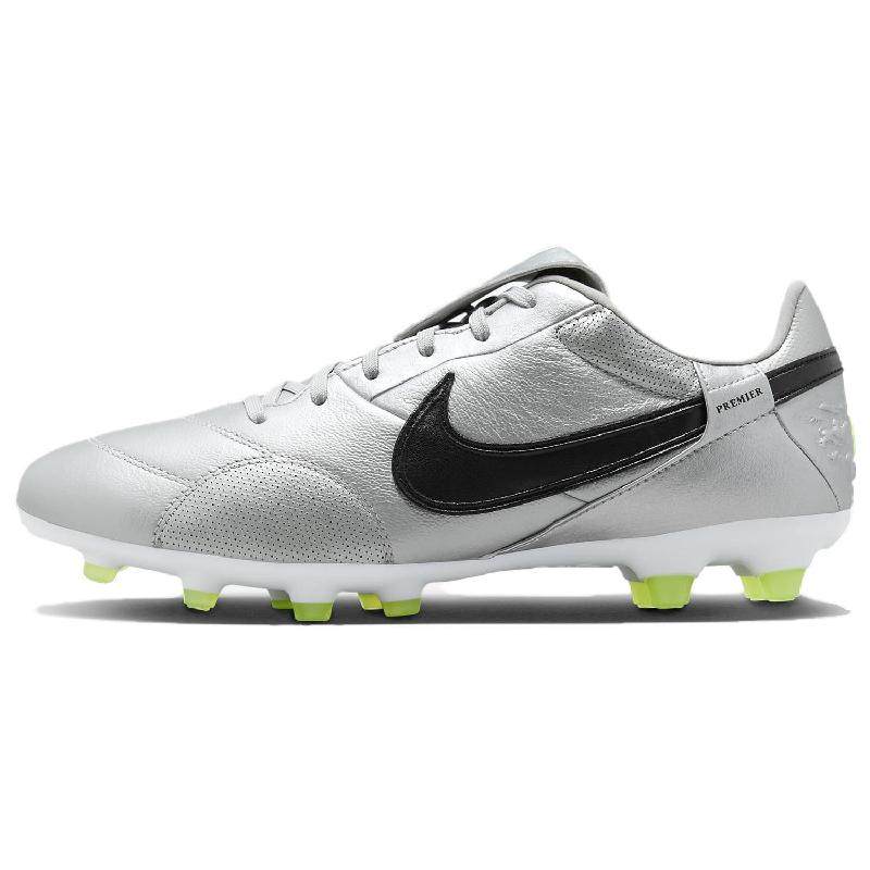 Nike Premier 3 FG 减震透气 橄榄球鞋 男款 金属银