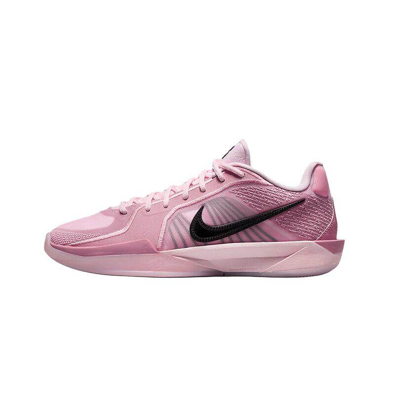 Nike 简约舒适 防滑耐磨 低帮 篮球鞋 女款 粉色
