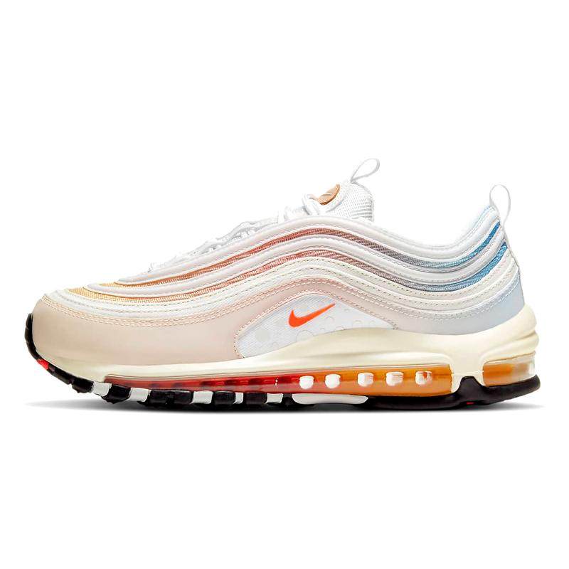 Nike Air Max 97 彩虹渐变 减震轻便 低帮 跑步鞋 女款 米白,运动鞋new,跑步鞋,淘宝优惠券,粉丝福利购,淘宝优惠卷