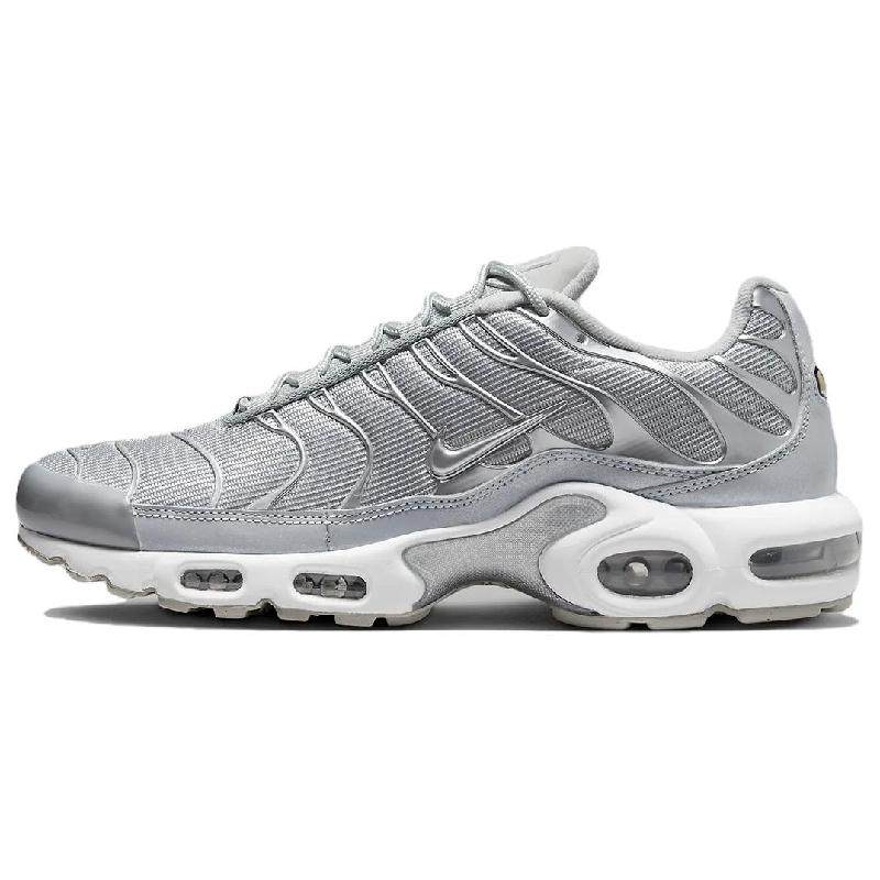 Nike Air Max Plus 舒适 低帮 生活休闲鞋 男女同款 金属银