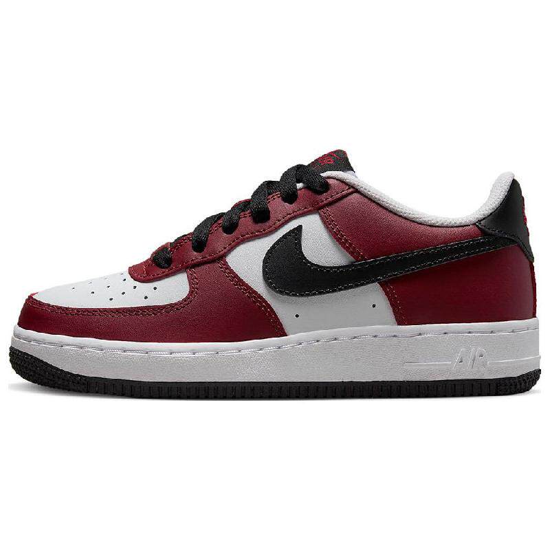 Nike Air Force 1 Low Team Red 低帮 板鞋 GS 白红色