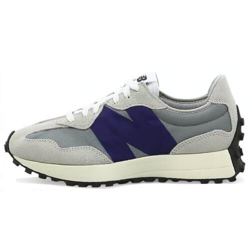 New Balance NB 327 防滑透气 低帮 跑步鞋 男女同款 灰蓝