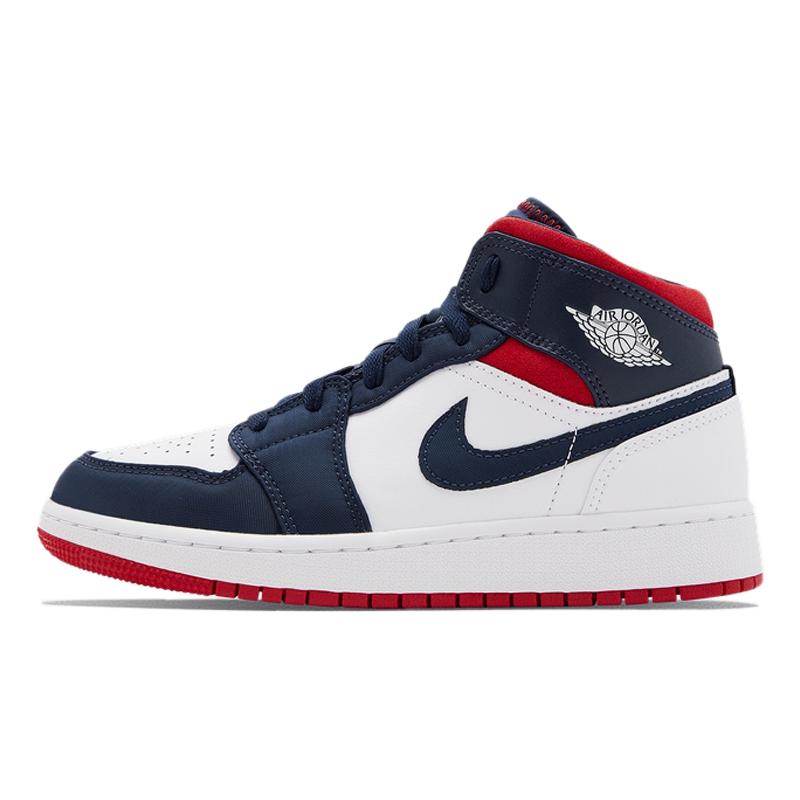 Jordan Air Jordan 1 Mid “Olympic” 美国队 奥运会 中帮 复