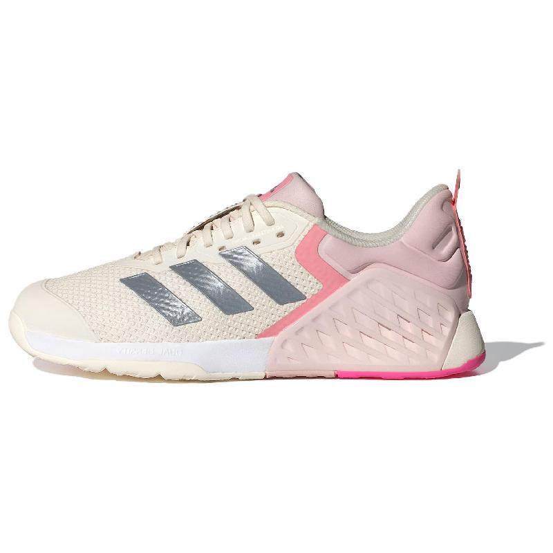 adidas DROPSET 3 织物 舒适百搭 防滑透气 低帮 训练鞋 女款