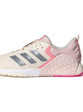 adidas DROPSET 3 织物 舒适百搭 防滑透气 低帮 训练鞋 女款