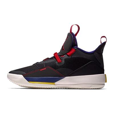 Air Jordan 33 University Red 耐磨高帮实战篮球鞋 大学红