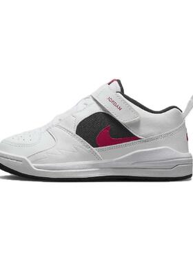 中童 Jordan Stadium 90 PS 耐磨透气 儿童休闲鞋 白黑红