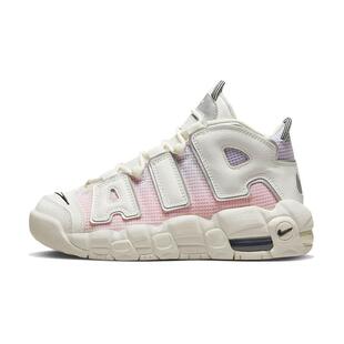 Nike Air More Uptempo 皮革 舒适百搭 防滑减震耐磨 中帮 儿