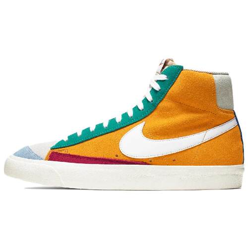 Nike Blazer 双面 阴阳 高帮 板鞋 男女同款 红黄