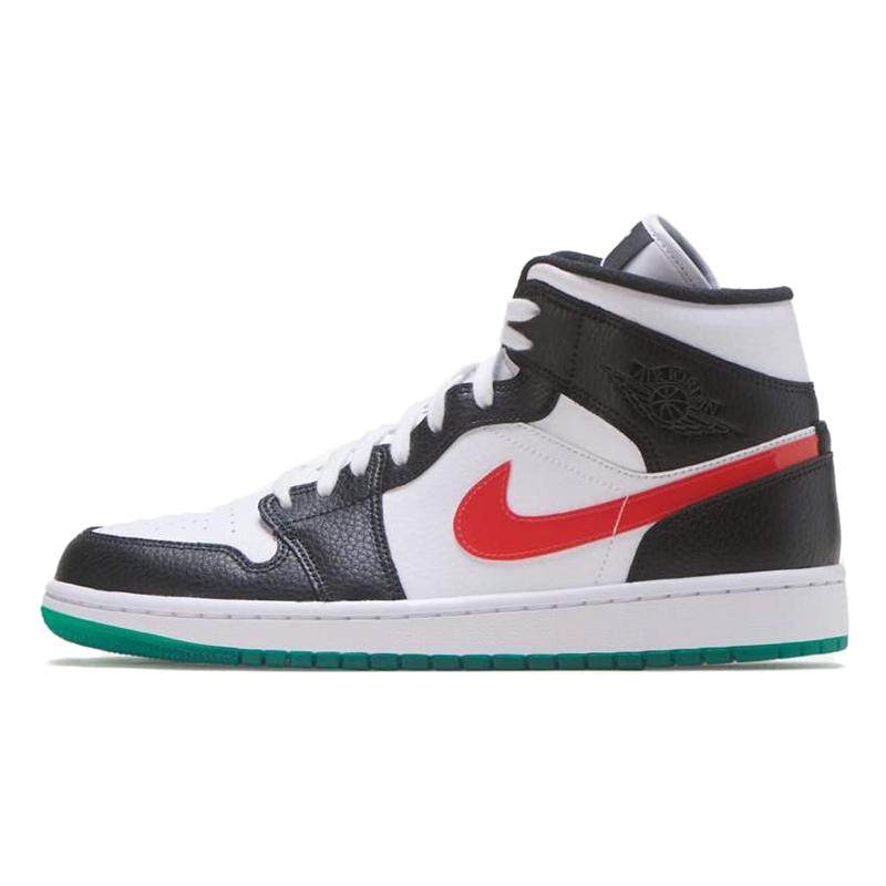Jordan Air Jordan 1 mid alternate swooshes 彩钩熊猫 耐磨,运动鞋new,跑步鞋,淘宝优惠券,粉丝福利购,淘宝优惠卷