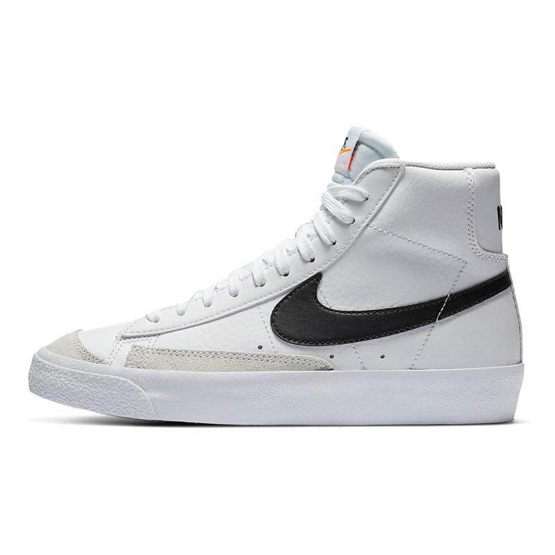 Nike Blazer mid '77 休闲 中帮 板鞋 GS 白黑,运动鞋new,跑步鞋,淘宝优惠券,粉丝福利购,淘宝优惠卷