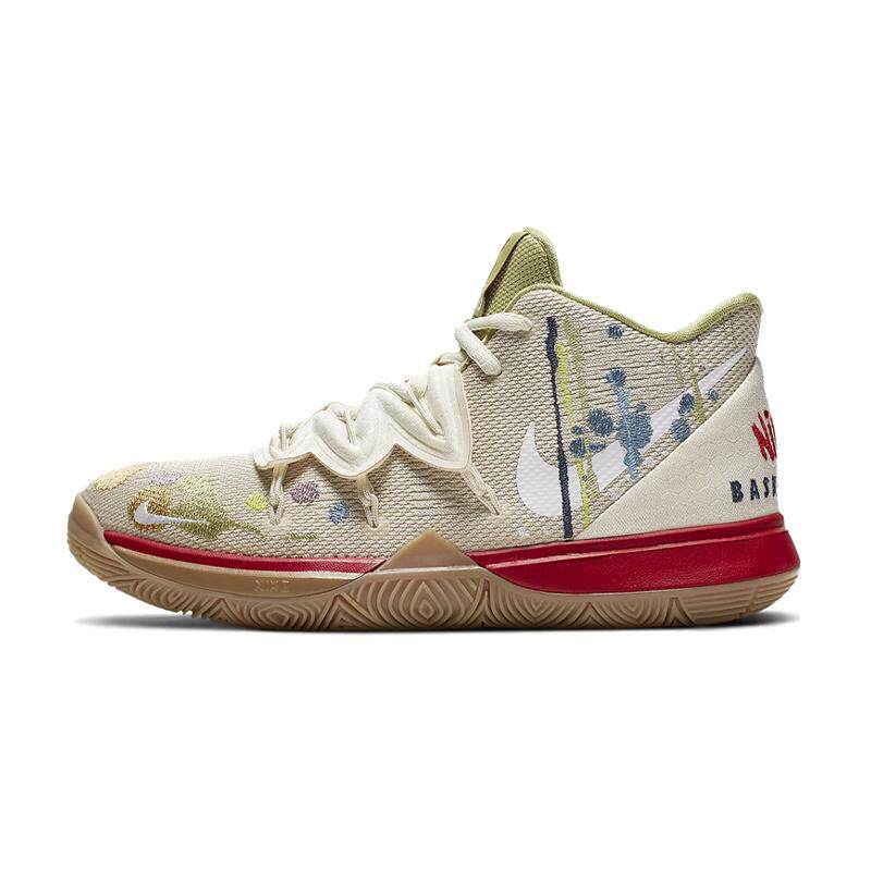 The Bandulu x Nike Kyrie 5 (GS) 欧文5 象牙白 实战篮球鞋