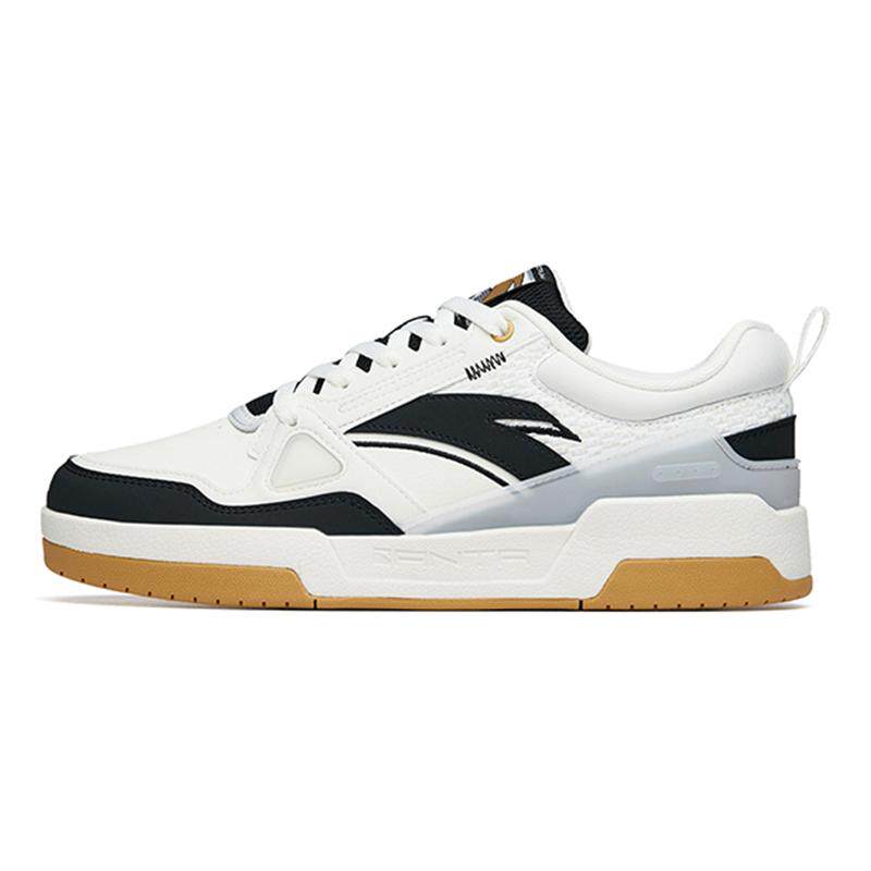 Anta安踏 欧文风尚系列 Hélà STYLE 低帮 板鞋 男款 卡其色