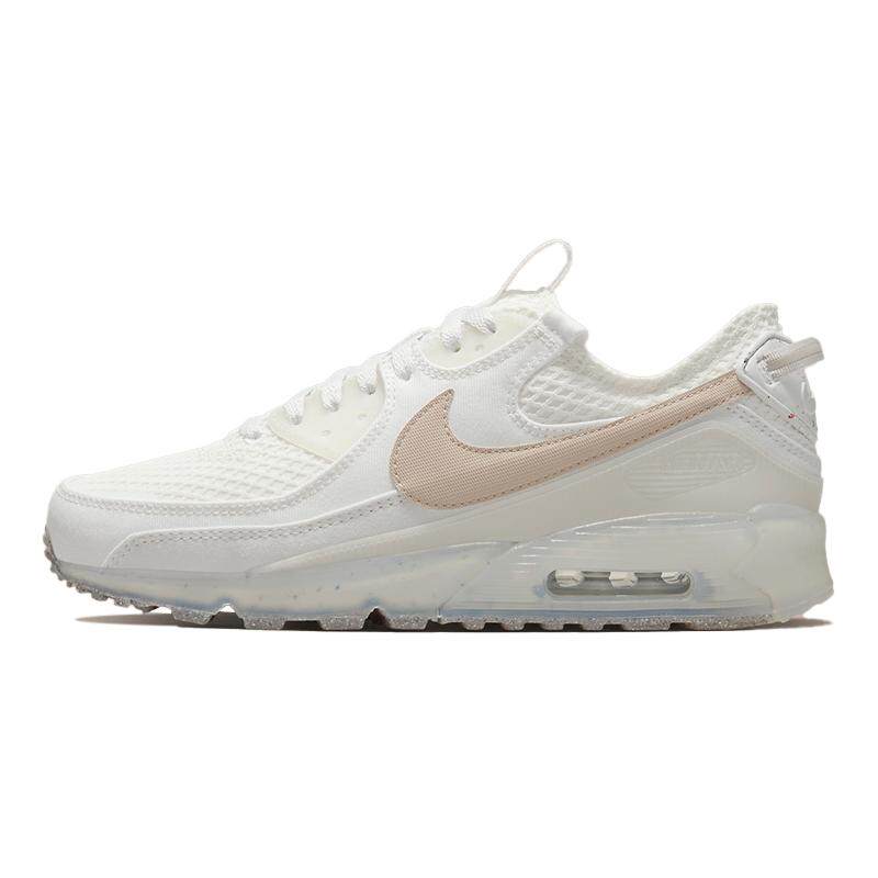 Nike Air Max 90 复古 低帮 休闲跑步鞋 男款 米白色