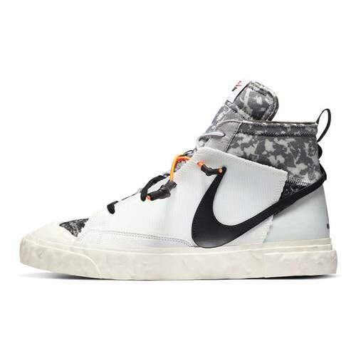READYMADE x Nike Blazer 解构 中帮 板鞋 男女同款 灰白