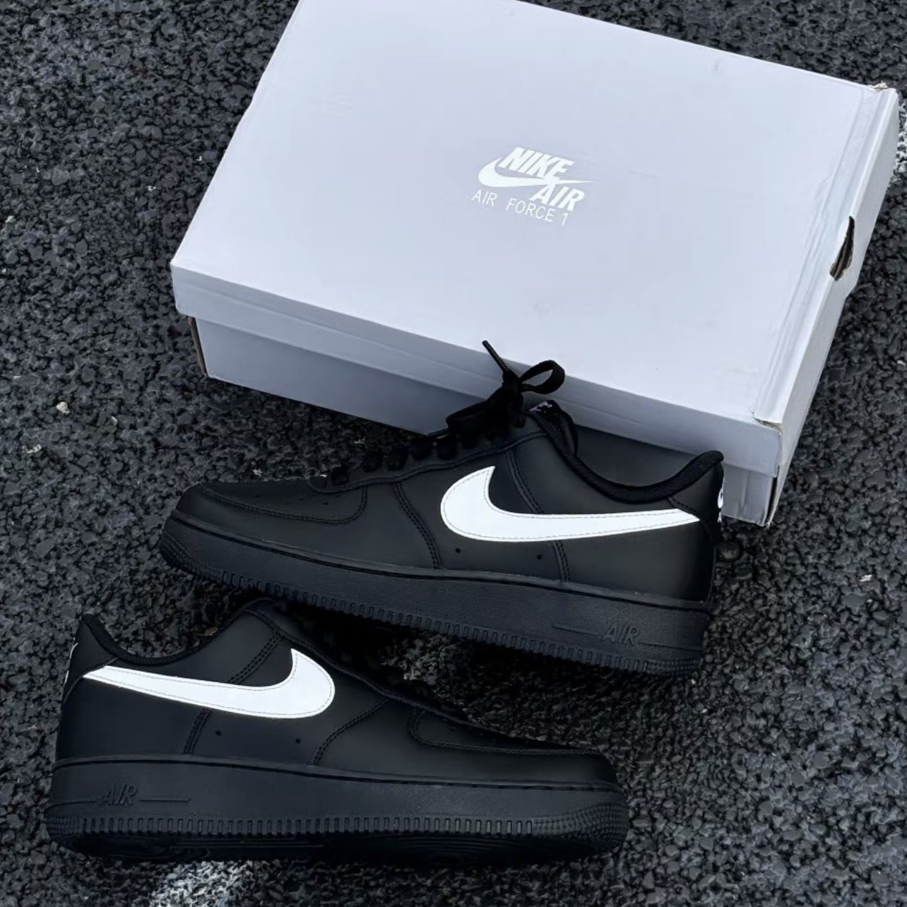 Nike Air Force 1 AF1黑白黑武士空军一号男子低帮板鞋FZ0627-010,运动鞋new,跑步鞋,淘宝优惠券,粉丝福利购,淘宝优惠卷