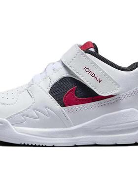 婴童 Jordan Stadium 90 减震耐磨 低帮 学步鞋 白色
