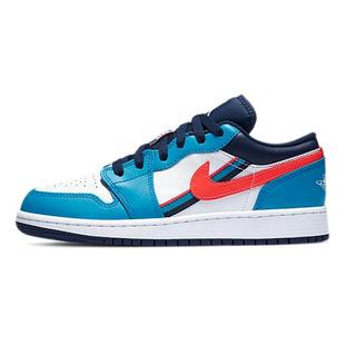 Air Jordan 1 Low Game Time 游戏时间 (GS) 蓝红白#送礼推荐